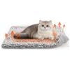 HezzLuv Tappetino Autoriscaldante per Gatti 70x48 cm, Cuscino Riscaldato per Gatti | Coperta Termica per Animali, Antiscivolo Caldo Tappetino per Cani, Soffice e Morbido, Lavabile