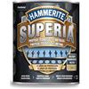 Hammerite Superia Smalto antiossidante all'acqua opaco grigio scuro 750 ml