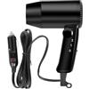 Vegena Mini Asciugacapelli Portatile per Auto 12V - Potente e Compatto ad Asciugatura Rapida per Campeggio