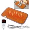 HOVCEH Scaldapiedi Elettrico 50x30cm, Tappetino Riscaldante con Termostato, Termoforo Elettrico, Tappeto Riscaldante, Riscaldamento Casa, Scaldapiedi Elettrico Piedi per Casa a Ufficio
