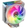 Mars Gaming MARSGAMING Mcpu120 Raffreddatore Cpu Rgb Tdp 120 W, Silenzioso Pwm, Basso Profilo, 12.5 x 12.5 x 6.9 cm