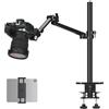 TARION Supporto Fotocamera da Tavolo con Braccio: Supporto DSLR Morsetto Flessibile da Tavolo con Bracci Snodato per Anello Luminoso Microfono Fotografia Video Streaming Live Titanrig Lite Z