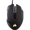 Corsair Scimitar ELITE RGB Mouse Gaming Ottico per MOBA/MMO 18000 DPI, Nero | 17 Pulsanti Programmabili, Retroilluminazione RGB Dinamica a Quattro Zone, Anatomico