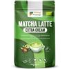 Energy Feelings Matcha Latte in Polvere Bio Extra Cream, Mix Bibita Vegetale con Tè Matcha Verde Biologico Premium Giapponese, Tè Solubile Istantaneo, Senza Glutine né Lattosio, 500g