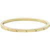 Fossil Bracciale da donna in acciaio inossidabile con chiusura a pulsante
