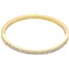Fossil Bracciale da donna in acciaio inossidabile con chiusura a pulsante
