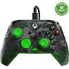 Turtle Beach Rematch Core Camo Nero/Verde - Gamepad cablato - Con licenza per Xbox Series XS, Xbox One e PC - Pulsanti audio, motori Rumble e grilletti a impulsi, cavo da 3 m