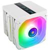 Mars Gaming MCPU-LCDPRO, Dissipatore CPU Doppia Torre 380W TDP, 8x Heatpipes HCT, 2x Ventole 120mm PWM FDB, Schermo LCD XL, Illuminazione ARGB Infinity Mirror, Compatibilità Intel e AMD, Bianco