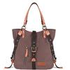 SHANGRI-LA Borsa a mano Tote in tela borsa casual borsa a tracolla da donna zaino convertibile
