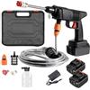 Cecaro Group - Idropulitrice Portatile a Doppia Batteria 48V Max | 90 Bar di Pressione con Ugello Multispruzzo 6 in 1