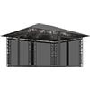 vidaXL Gazebo con Zanzariera e Luci LED 4x3x2,73 m Antracite