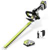 DEKOPRO Tagliasiepi a Batteria 20V, Lama 52cm, Taglio 17mm, Batteria 2Ah | Lama a Doppia Azione in Acciaio SK5 ad Alto Carbonio, per Potatura Siepi, Modellatura Arbusti e Manutenzione Giardino