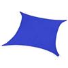 Hiseng Tenda a Vela Ombreggiante Impermeabile Rettangolo, Vele Parasole da Giardino Protezione Raggi UV 95% Telo Ombreggiante Terrazzo con 4 Corde Telo Ombra Tenda da Sole (Blu reale A,2x3m)