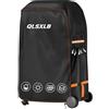 QLSXLB Copertura Barbecue da Esterno, Robusto Tessuto Oxford 600D Telo Impermeabile Protettivo 90x70x110cm, Copri Griglia BBQ con Sfiato Aria Antivento Anti Pioggia Polvere Sole Neve Nero