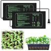 Vegena 2 Pezzi Tappetino Riscaldante Per Piante, Tappetino Riscaldante Per Piantine, Serra Di Germinazione Impermeabile 21 W Tappetino Termico Per Piante Per E Regolazione Della Temperatura (25*52.5cm)