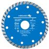 Högert Technik - Disco diamantato Turbo 125 mm - Il disco diamantato è progettato per il taglio delle piastrelle di ceramica e per il taglio delle superfici dei materiali da costruzione