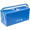 Högert Technik Cassetta degli attrezzi in metallo per attrezzi e piccole parti - Cassetta degli attrezzi - 50 cm x 20,5 cm x 29,cm - Scatola con scomparti completamente accessibili - Robusta valigetta