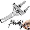 Generico Crescent Wrench - Anti-Slip Adjustable Spanner Hand Tool | Multifunctional Pipes Wrenchh | For Plumbing Shower Head Pipe Sink Washroom Home House Maintenance, Large Opening, Ergonomic Handle