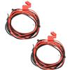 OTOTEC 2pcs Cavo Di Alimentazione Radio HKN4137 Cavo Alimentazione Radio Mobile 12 V Con Fusibile In Linea E Terminali HKN9402 Cavo Compatibile Con Motorola GM3188 GM3688 Lunghezza 3M