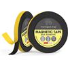 The Magnet Shop Coppie di nastri magnetici TMS A+B | Strisce magnetiche autoadesive lunghe per porte, zanzariere, zanzariere e tende | Facile da attaccare | utilizzare come chiusura