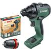 Bosch AdvancedDrill 18 Trapano a batteria, Sistema da 18 V, Senza batteria, In Scatola di Cartone