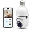 YnGia Lampada Telecamera Led Interno Wifi Telecamera Lampadina per Portalampade E27, Sicurezza Sorveglianza Con Rilevamento Del Movimento, Visione Notturna, Conversazione Bidirezionale