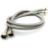 EVG Coppia di raccordi flessibili per miscelatore monoblocco, per lavello da cucina, 1,27 x 1,27 cm, BSP (900 mm)
