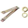 Ribimex Prbomp Set Pinza Con 50 Occhielli, Argento, Normale