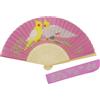 Kyosuke Ventaglio Giapponese Pieghevole Kyosuke Sensu Seta Uccello Rosa 21 X 38 X 2.5cm