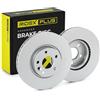 RIDEX PLUS 82B0164P 2x Disco freno Anteriore con bulloni/viti Compatibilità con LAND ROVER Range Rover Evoque L538