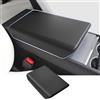 TOPABYTE Copri Bracciolo per Tesla Model Y Juniper 2026 2025 2024 Model 3 Highland Accessori Copertura per Bracciolo della Console Centrale Protettivo Antiscivolo TPU, Nero
