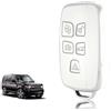 TOOMUME Cover Chiave Auto per Land Rover Range Rover Evoque Discovery 4 | Silicone Morbido, Antiurto, Anticaduta, Antigraffio, Custodia Protettiva Chiave per Sport Velar Jaguar F-Pace E-Pace XF XE