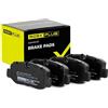 RIDEX PLUS 402B0888P Set d'assale Kit pastiglie freni Posteriore Compatibilità con MERCEDES-BENZ VITO Furgonato W447
