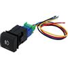 OTOTEC Interruttore Luci Fendinebbia Posteriori Per Auto Compatibile Con Toyota Corolla Rav4 12V