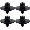 ECSiNG 4 Clip Di Fissaggio Per Tappetino Di Ricambio 3D0864812AB41 3D0864812A Compatibile Con Passat 2000-2005 Compatibile Con New Beetle 1998-2010 Compatibile Con Golf 1997-2005