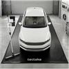 tectake® Tappetino per Pavimento Garage Antiscivolo, 2,4x5,5 m, Tappeto Gomma Impermeabile, Protettivo, Raccolta Olio, Neve e Fango, Spatola Estensibile e Bordi Rialzati, Officina e Garage Moto e Auto