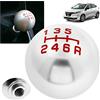 OTOTEC Pomello Del Cambio 6 Velocità Sfera Rotonda In Alluminio MT Manuale M10X1.5 Compatibile Con Honda Compatibile Con Civic City FD2 FN2 EP3 TYPE R DC2 DC5 AP1 AP2 S2000 F20C