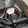 Paraserbatoio.it ADESIVO RESINATO EFFETTO 3D, PER MOTO COMPATIBILE CON DUCATI MONSTER 937 ICEBERG WHITE (PROTEZIONE ZONA CHIAVE)