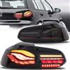 VLAND Fari posteriori per Golf 6 MK6 2008-2013 Luci posteriori (Non adatto per GTI/Cabriolet) con indicatori di direzione sequenziali E-mark (fumé)