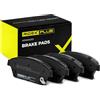 RIDEX PLUS 402B0264P Set d'assale Kit pastiglie freni Anteriore Compatibilità con OPEL Mokka/Mokka X J13