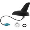 eMagTech Antenna Da Tetto Per Auto 6,3x5,2x8,2cm Compatibile Con VW Golf 5 6 Compatibile Con Passat
