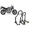 WinNet Coppia di cavalletti alza ruota da moto alzamoto per Yamaha fz6 fz1 fazer fzs 600 1000 tutti gli anni