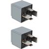 OTOTEC 2 pezzi Relè per auto 5M5T-14B192-EA V23136-J4-X62 compatibile con Mondeo Focus Ka Transit Ranger Explorer C-Max Galaxy S-Max B-Max 4 pin DC12V 70A Montaggio plug-in