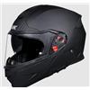 Generico CASCO Gullwing da Moto Modulare, Nero Opaco, con Visiera Parasole Integrata, per Moto Strada e Scooter L 59/60