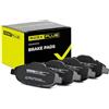 RIDEX PLUS 402B0202P Set d'assale Kit pastiglie freni Anteriore Compatibilità con PEUGEOT 3008 0U