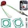 Udbrud Candeletta Universale in Ceramica, 2KW 5KW 8KW Candeletta del Riscaldatore di Parcheggio kit di Riparazione Diesel Aria Ago per Riscaldamento ad Aria, Diesel, Parcheggio, Auto