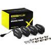 RIDEX PLUS 402B0037P Set d'assale Kit pastiglie freni Anteriore Compatibilità con FIAT 500 312