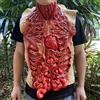 TPone Spaventoso Halloween insanguinato intestinale puntelli intestinali, strisciante sanguinante bendaggio Guaze con intestino falso corpo morto Bloody Part Trucks puntelli per Halloween Party Bar Haunted