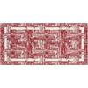 BIANCHERIAWEB Tappeto Passatoia Cucina Corsia Retro Antiscivolo Disegno Bangkok By Suardi 55x280 Rosso