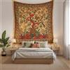 Craft Trade Giallo Elefante Arazzo Telo da Parete Indiano Arazzi Appeso al Muro Boho Tapestry per Della Casa Soggiorno e Camera da Letto- 137 x 213 cm